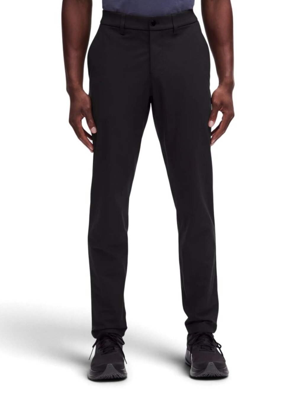 LULULEMON Black ABC Slim-Fit Trouser Warpstreme Pants 35W